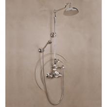 Herbeau 370270 - ''Monarque'' Exposed Thermostatic Shower in Weathered Brass