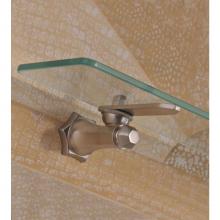 Herbeau 381357 - ''Monarque'' Glass Shelf in Brushed