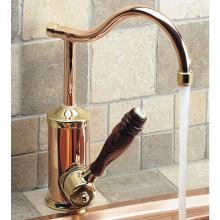 Herbeau 41056358 - ''Flamande'' Single Lever Mixer with Ceramic Disc Cartridge in Wooden