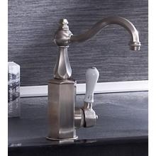 Herbeau 41302057 - ''Monarque'' Single Lever Mixer With Ceramic Cartridge in White Handle,