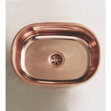 Herbeau 430158 - ''Seine'' Oval Bowl in Polished Copper and Brass