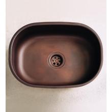 Herbeau 430159 - ''Seine'' Oval Bowl in Weathered Copper and Brass