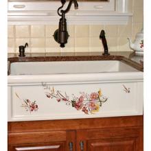 Herbeau 46032120 - ''Luberon'' Fireclay Farm House Sink in Avesnes, White background