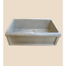 Herbeau 460327 - ''Luberon'' Fireclay Farm House Sink in No Handpaint, Saffron