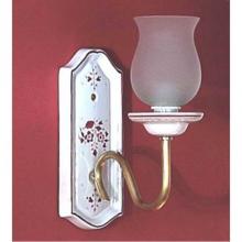 Herbeau 1223XX56 - ''Sophie'' Wall Light inAny Handpainted Finish, Polished Nickel