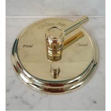 Herbeau 285070-T - ''Lille'' 1/2'' Pressure Balance Valve Trim Only in Weathered Brass