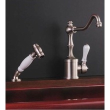 Herbeau 41216359 - ''Royale'' With Handspray Single Lever Mixer With Ceramic Cartridge in Wooden