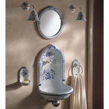 Herbeau 120120 - ''Niche'' Round Mirror in White