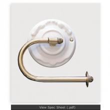 Herbeau 13021055 - Toilet Tissue Holder in Romantique, Polished Brass