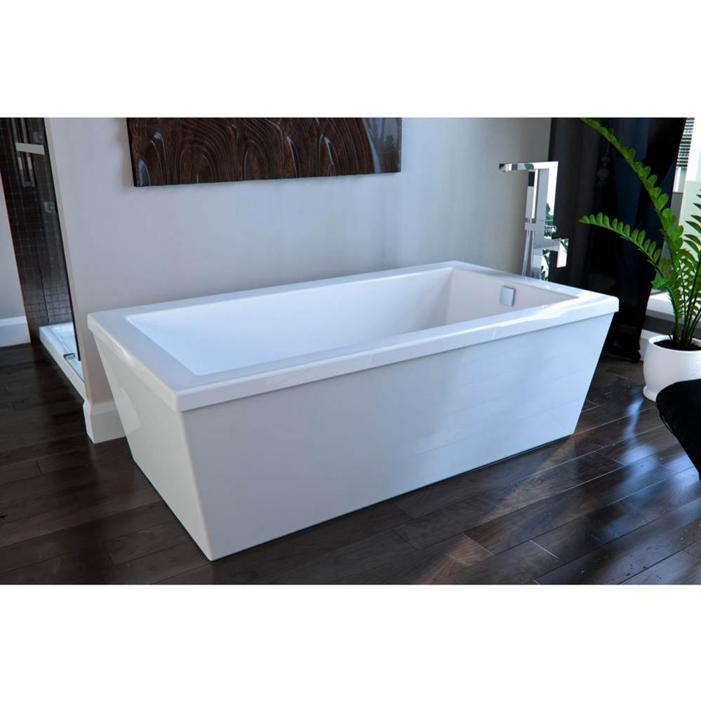 Ametys 3260 AFR Acrylic Freestanding End Drain Activ-Air Bathtub in White