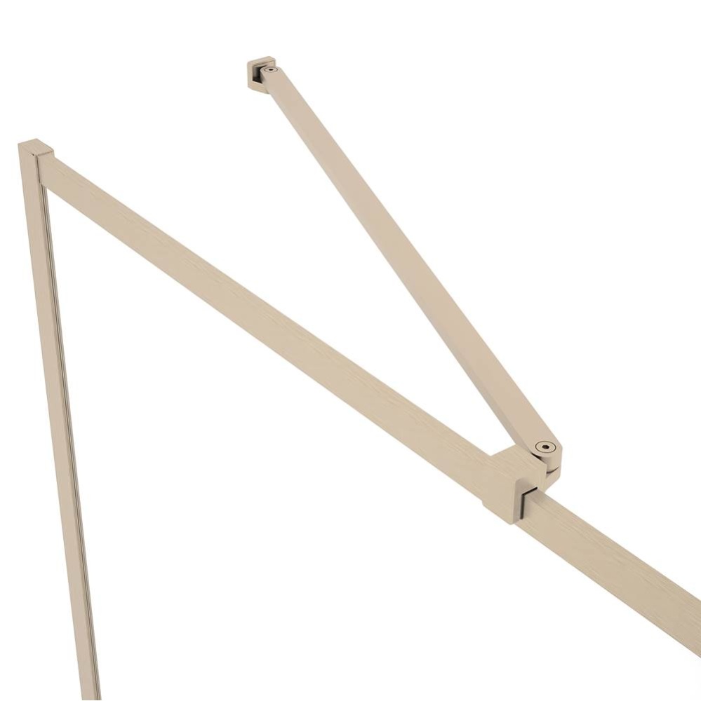 Louvart Angle Support Bar in Brushed Gold