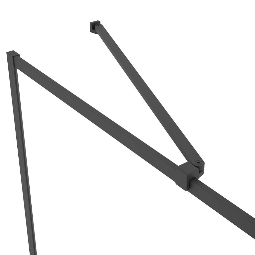 Louvart Angle Support Bar in Matte Black