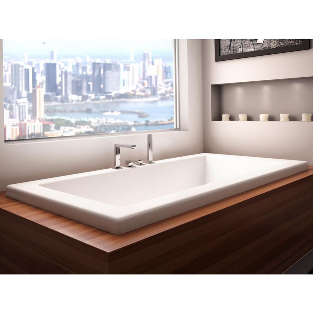 ZEN bathtub 30x60 with armrests and 2'' top lip, White