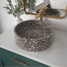 Neptune 220387-000-319-000 - Lorna Round Terrazzo Sink in Gray