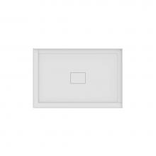 Neptune 220004-503-001-000 - Rouge 4832 Acrylic Right Corner Shower Base in White with Center Drain