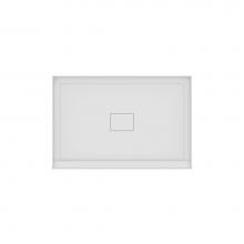 Neptune 220004-501-001-000 - Rouge 4832 Acrylic Alcove Shower Base in White with Center Drain