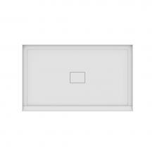 Neptune 220014-501-001-000 - Rouge 6036 Acrylic Alcove Shower Base in White with Center Drain