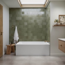 Neptune 220475-000-001-114 - Clermont 3660 IFS AFR Acrylic Right Corner Right-Hand Drain Bathtub in White