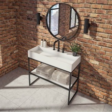 Neptune 220383-000-320-000 - Garibaldi 40 Solid Surface Console in Matte White