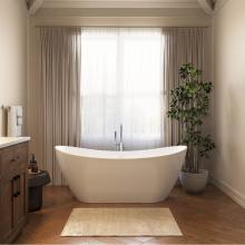 Neptune 220305-000-001-000 - Hallstatt 6729 AFR Acrylic Freestanding Center Drain Bathtub in White