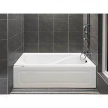 Neptune 220158-000-001-002 - Petunia 6032 IFS Acrylic Alcove Right Drain Bathtub in White