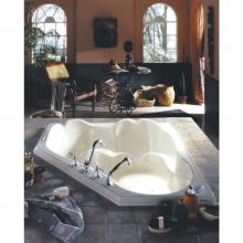 Neptune 15.13954.000022.12 - ORPHEE bathtub 54x54, Mass-Air/Activ-Air, Bone