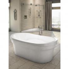 Neptune 15.14325.000010.23 - Freestanding REVELATION Bathtub 36x66, Activ-Air, Ice gray