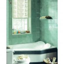 Neptune 15.15341.100033.12 - VENUS bathtub 42x60 with Right drain,Whirlpool/Mass-Air/Activ-Air, Bone