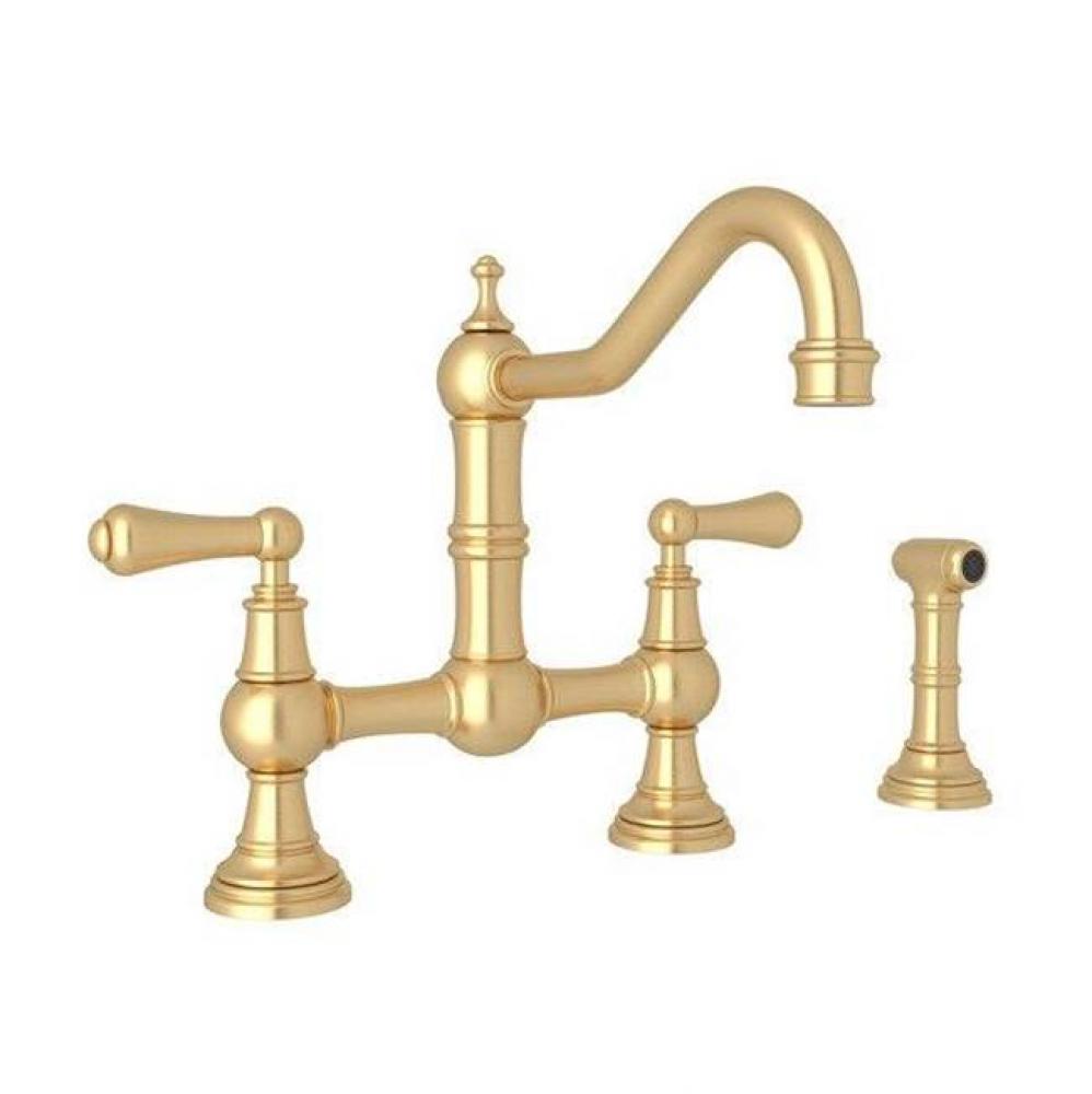 Edwardian™ Bridge Kitchen Faucet With Side Spray