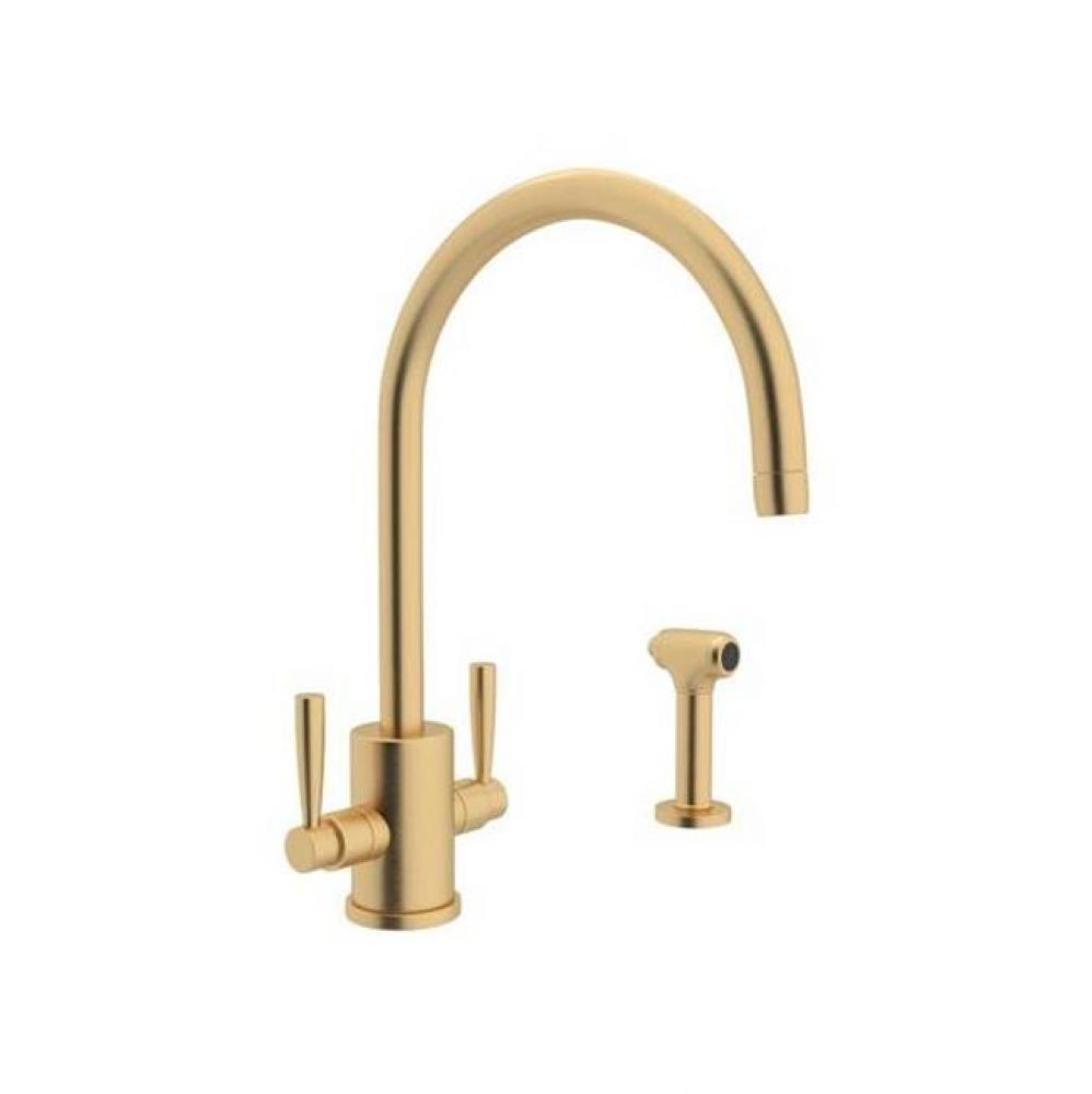 Holborn™ Two Handle Kitchen Faucet With Side Spray