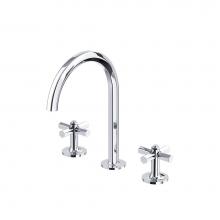 Rohl MD08D3XMAPC - Modelle™ Widespread Lavatory Faucet With C-Spout