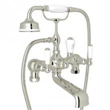 Rohl U.3540L-PN - Edwardian™ Two Hole Tub Filler Without Risers