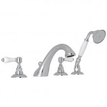Rohl A1464LPAPC - Acqui® 4-Hole Deck Mount Tub Filler