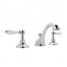 Rohl A1408LPAPC-2 - Acqui® Widespread Lavatory Faucet With Low Spout