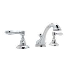Rohl A1408LMAPC-2 - Acqui® Widespread Lavatory Faucet With Low Spout