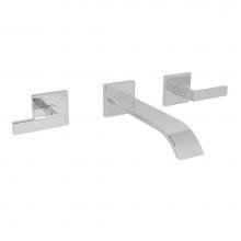 Rohl WA751L-APC/TO-2 - Wave™ Wall Mount Lavatory Faucet Trim