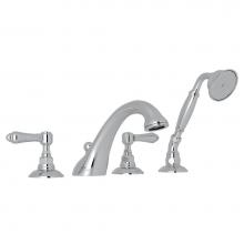 Rohl A1464LMAPC - Acqui® 4-Hole Deck Mount Tub Filler