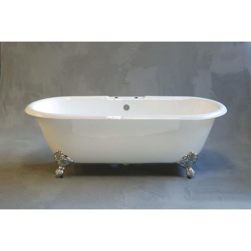 P0765 The Cloud 5 1/2apos;apos; Cast Iron Dual Tub On Legs With