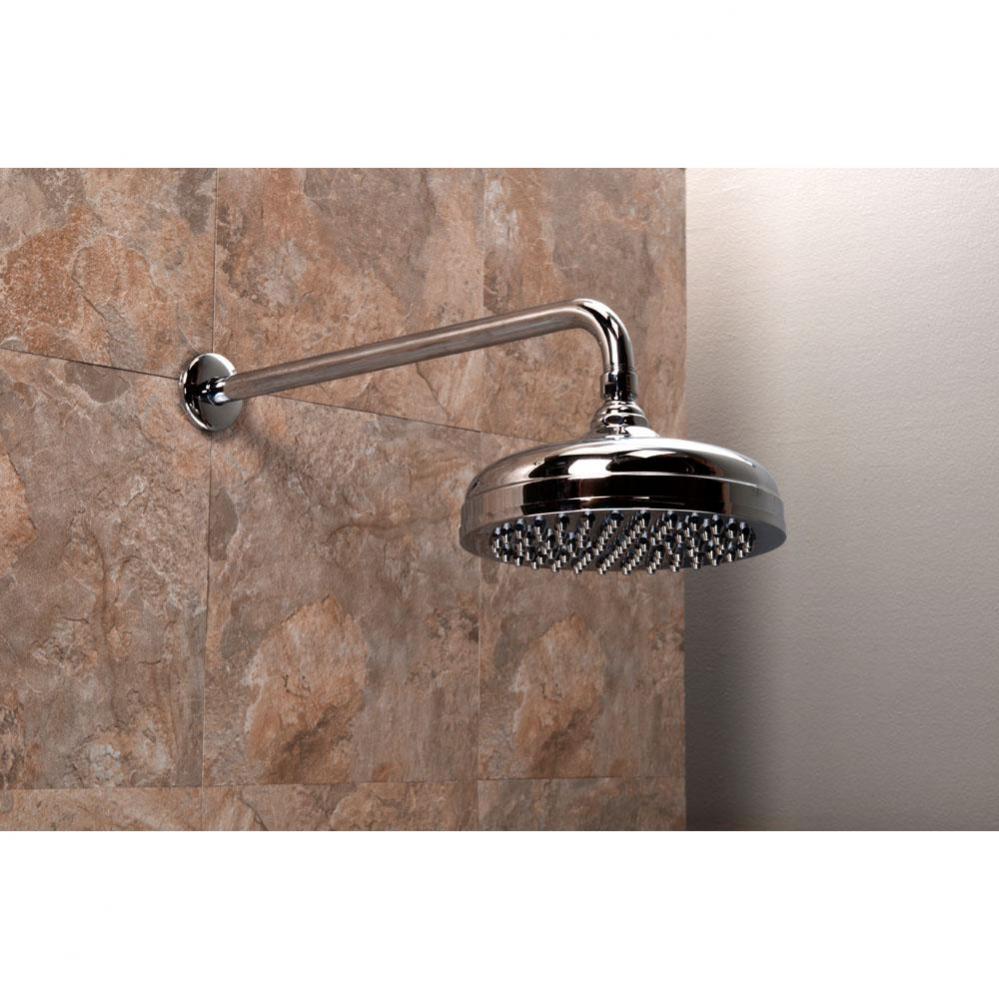 Chrome 8'' Shower Head W/16'' Straight Arm &