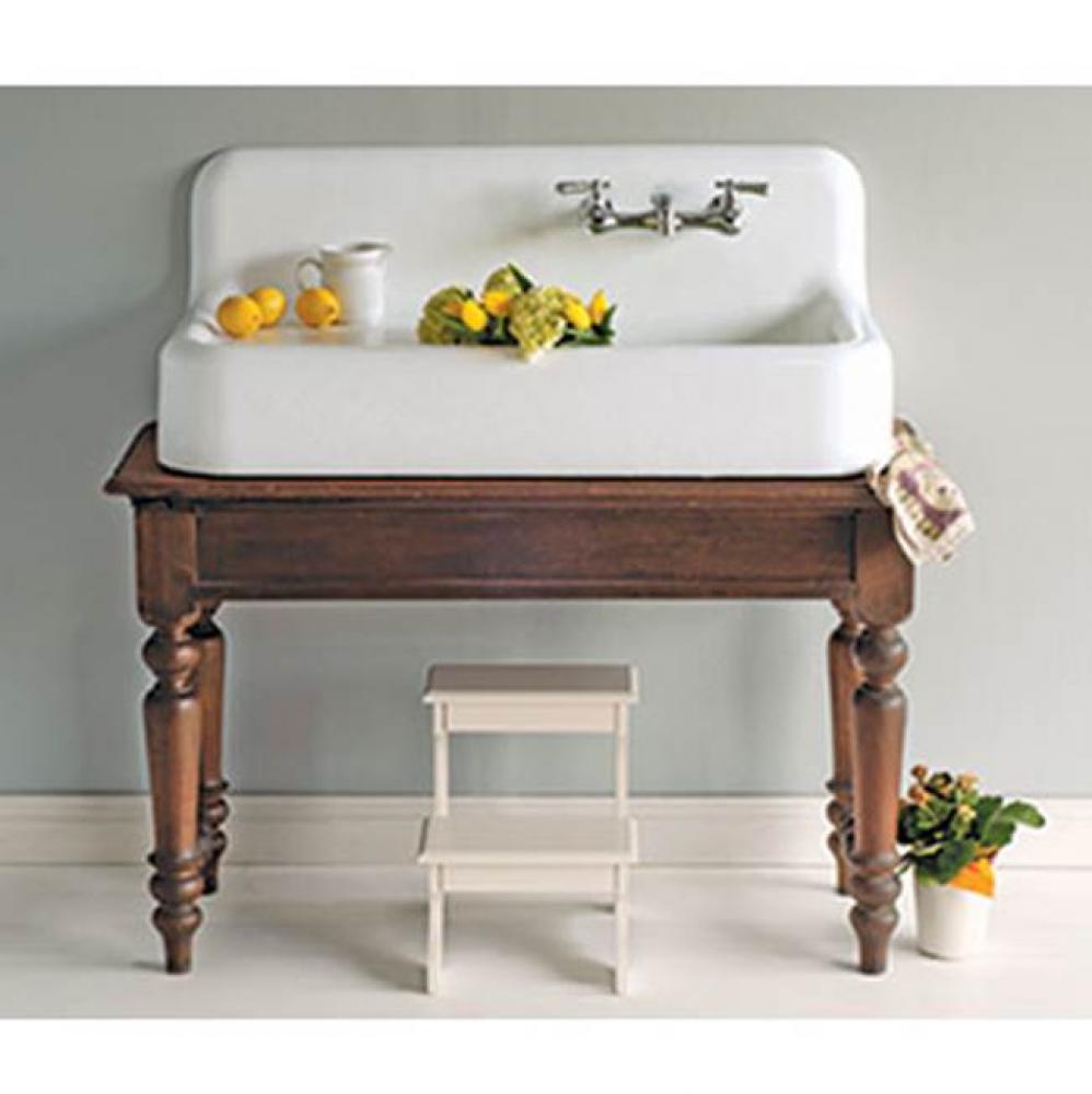 Kitchen Sinks Cast Iron Farmhouse Single Lefthand Drainboard