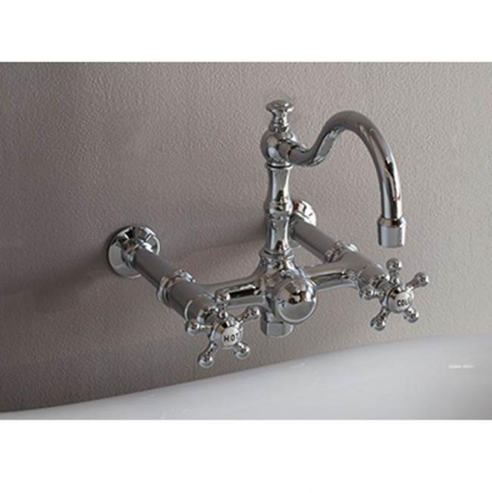 Wall Mount Tub Faucets Polished
