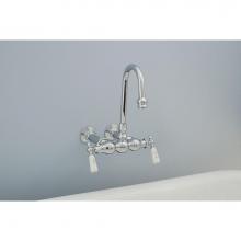 Sign Of The Crab P0655C - Chrome Wall Mount Gooseneck