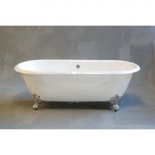 Sign Of The Crab P0768 - P0768 The Cloud 5 1/2apos;apos; Cast Iron Dual Tub On Legs Without Faucet