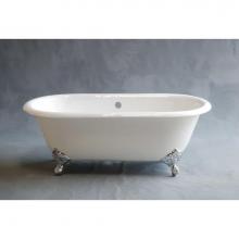 Sign Of The Crab P0882 - P0882 The Mendocino 5apos;apos; Cast Iron Dual Tub On Legs Without Faucet