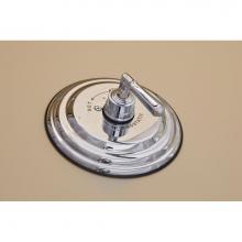 Sign Of The Crab P1041C - Chrome Thermostatic Control Valve With Round Plate And Deco Lever