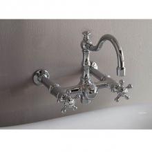 Sign Of The Crab P1124N - Wall Mount Tub Faucets Polished