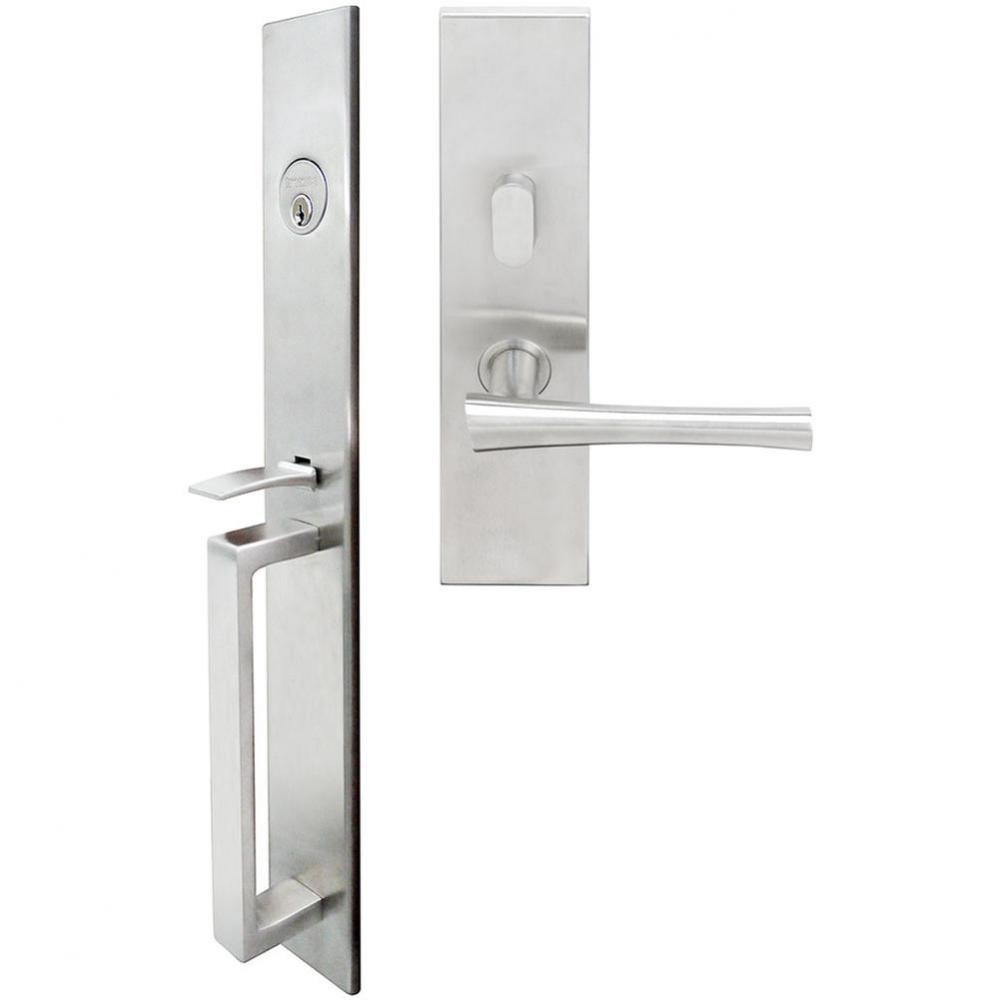 BW Handleset MT Mortise 214 Champagne Entry 2-3/4''  32D LHR