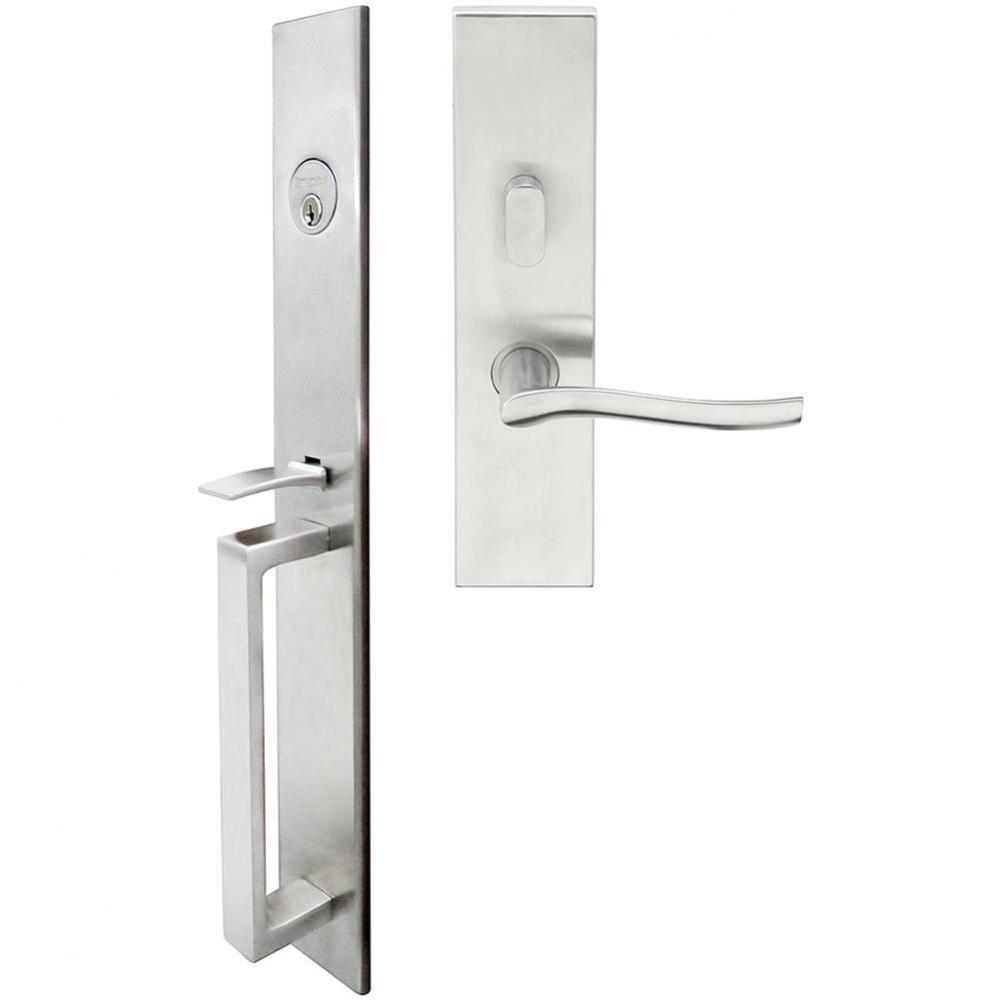 BW Handleset MT Mortise 225 Waterfall Entry 2-1/2''  32D RHR