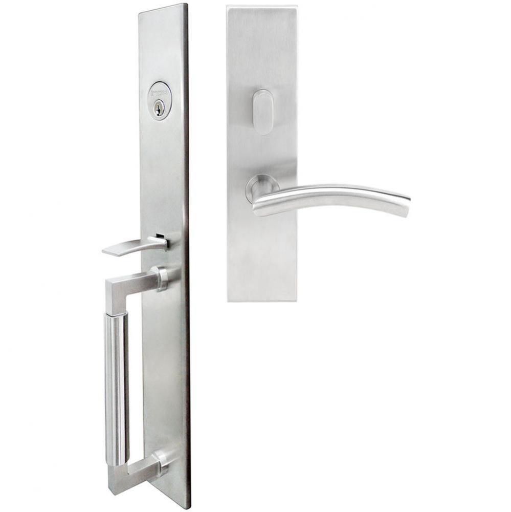 ME Handleset MT Mortise 104 Brussels Entry 2-1/2''  32D LHR