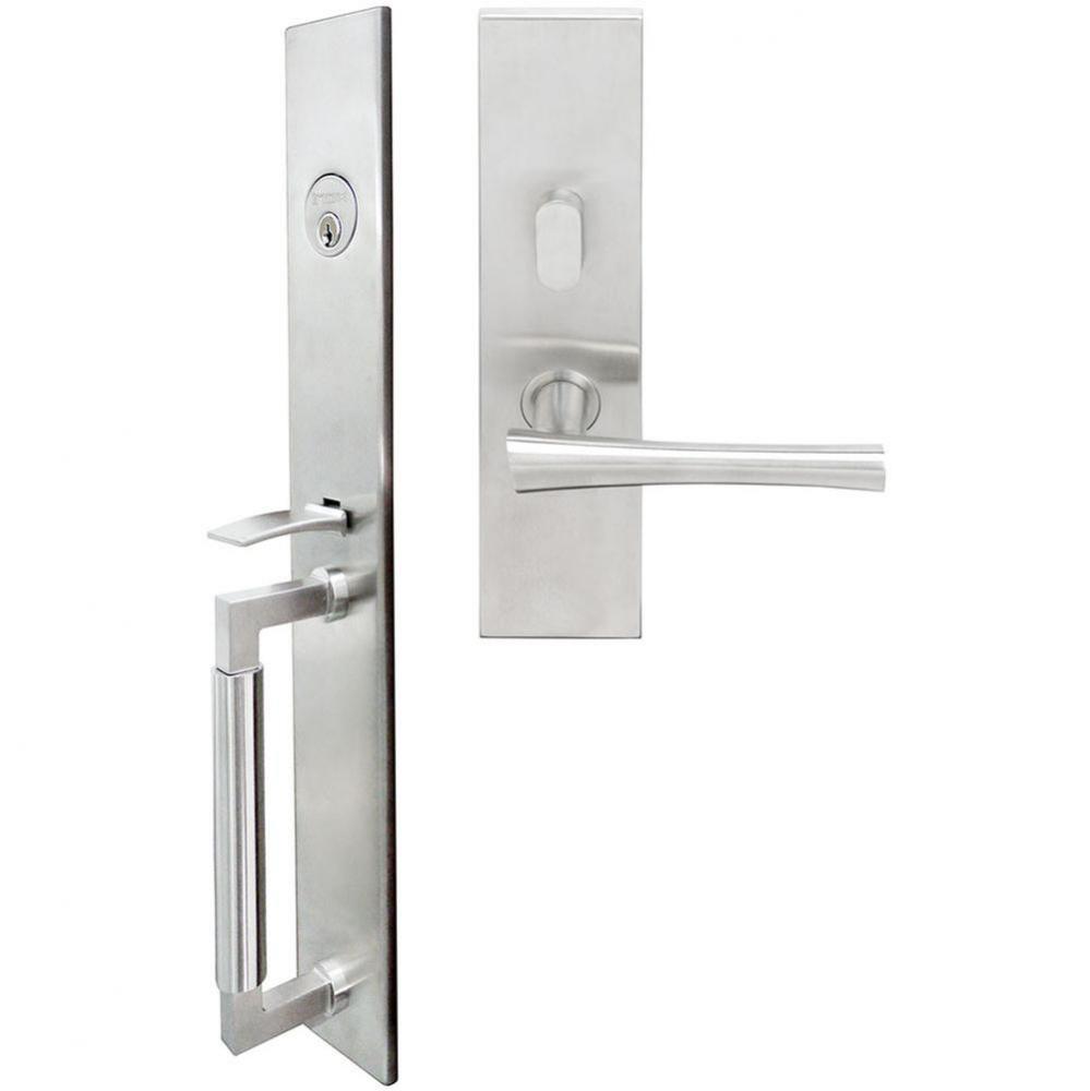 ME Handleset MT Mortise 214 Champagne Entry 2-1/2''  32D RHR